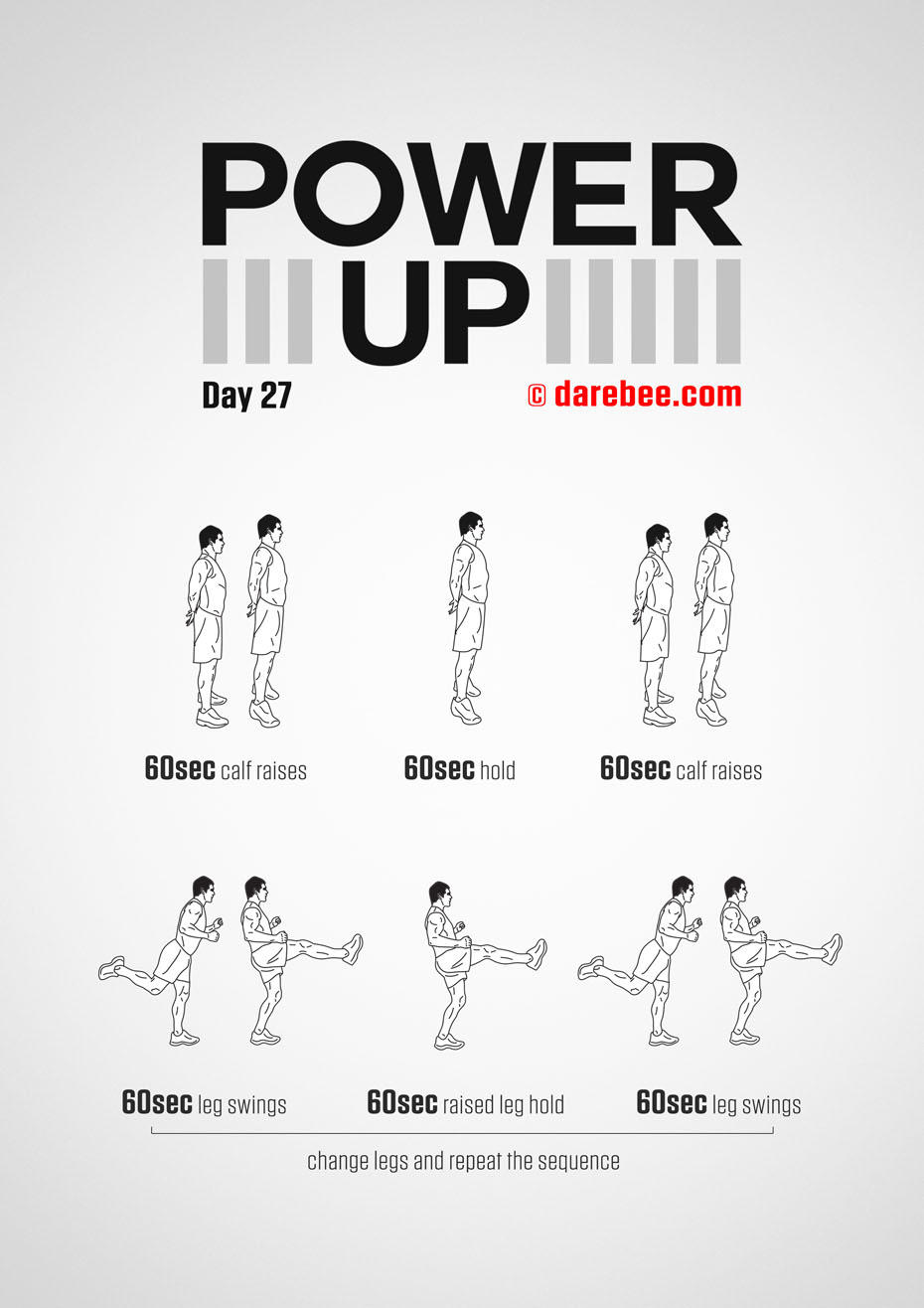 Power-Up - 30 Day Tendon Strength Low Impact Bodyweight Program by DAREBEE