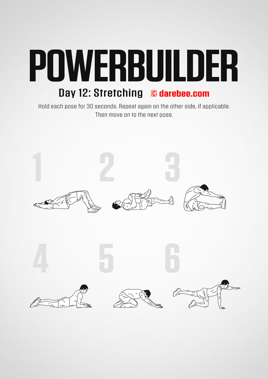 POWERBUILDER - 30 Day Bodybuilding And Strength Program by DAREBEE