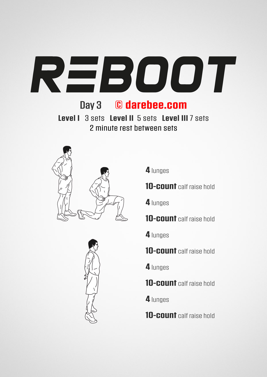 Reboot - No-Equipment Fitness Program by DAREBEE