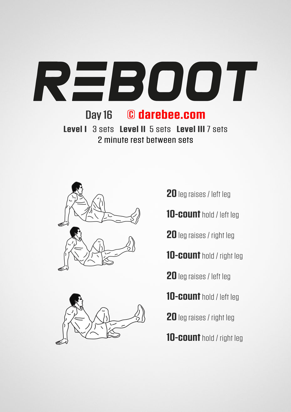 Reboot - No-Equipment Fitness Program by DAREBEE