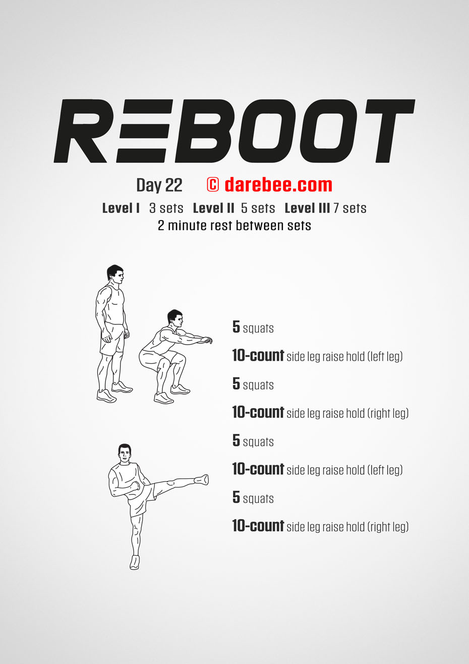 Reboot - No-Equipment Fitness Program by DAREBEE