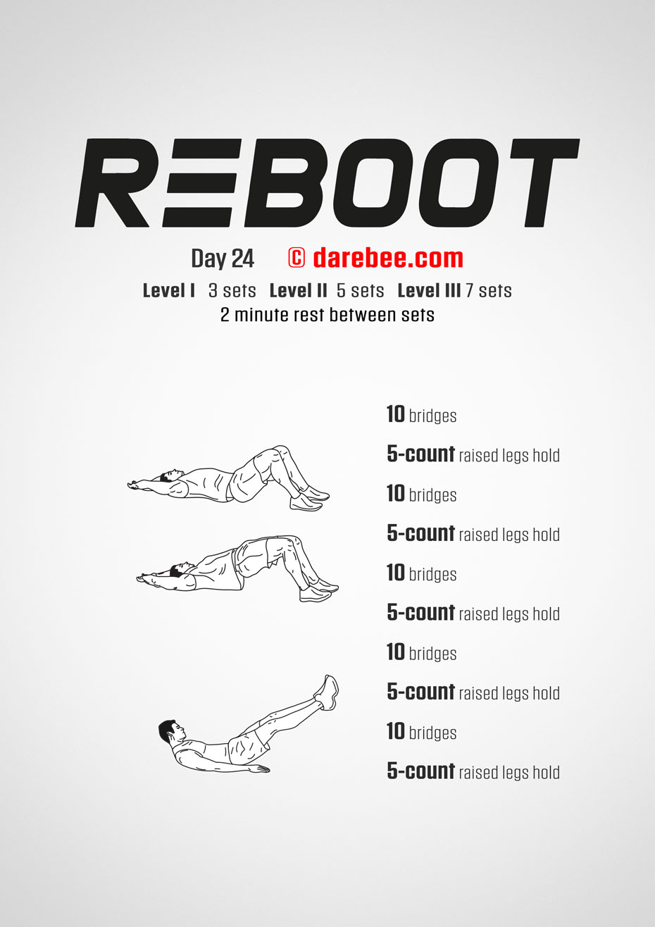 Reboot - No-Equipment Fitness Program by DAREBEE