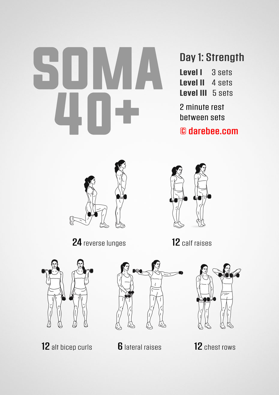 SOMA 40+ Fitness Program for Perimenopause and Menopause by DAREBEE