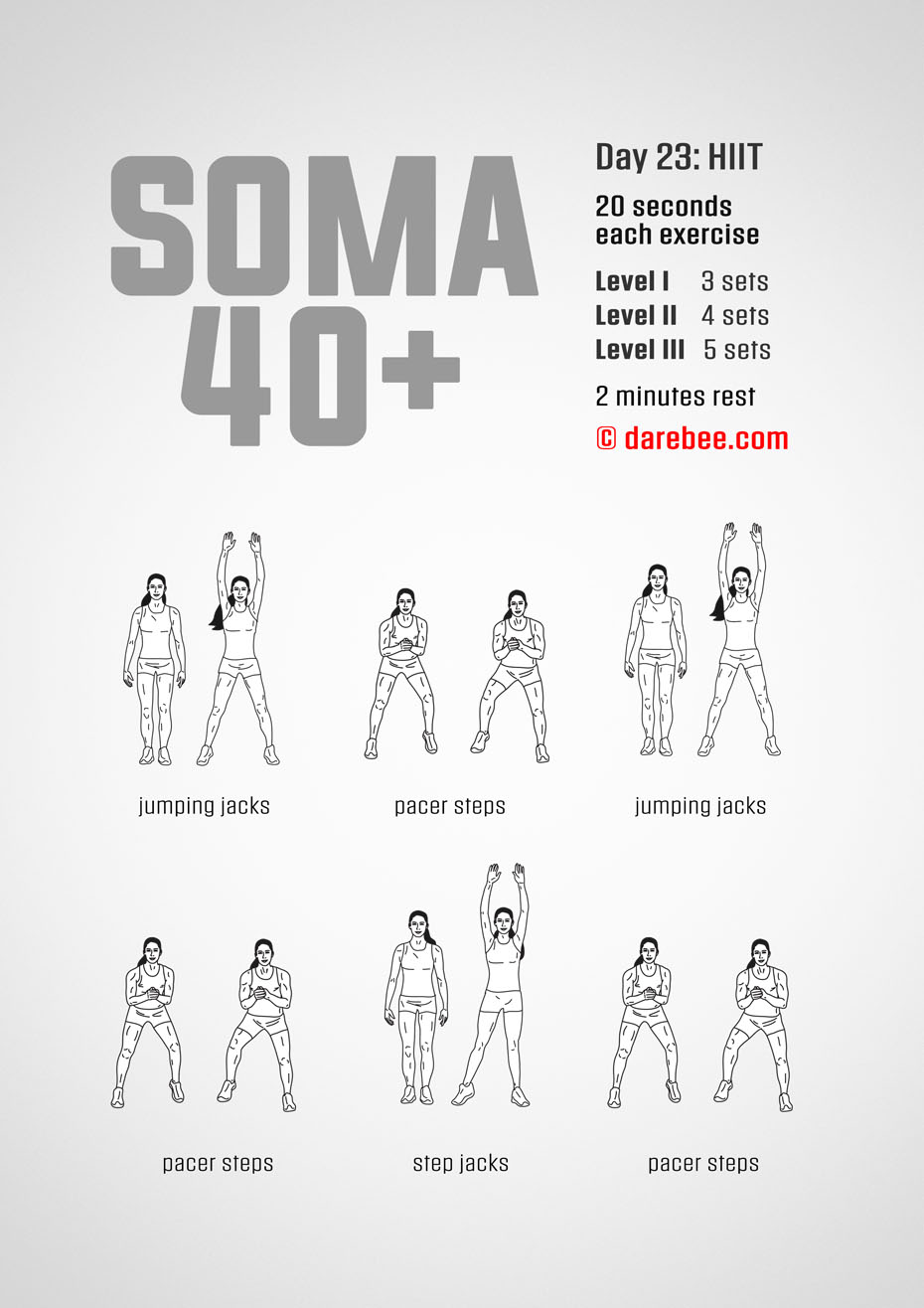 SOMA 40+ Fitness Program for Perimenopause and Menopause by DAREBEE