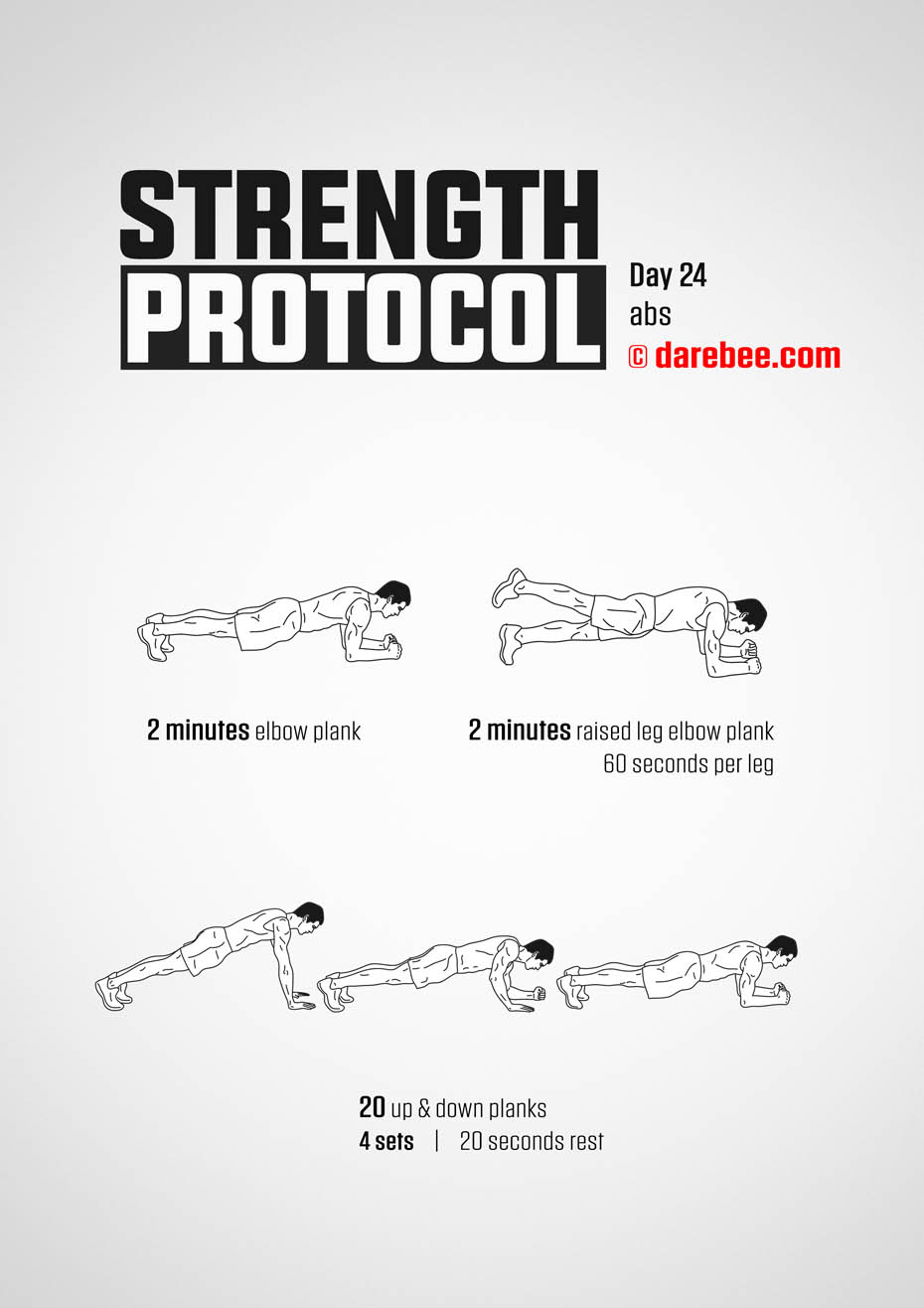 Strength Protocol: 30-Day Strength No-Equipment Program