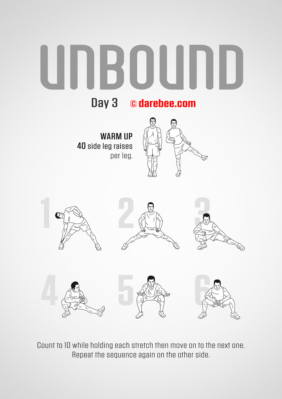 Unbound - 30 Day Stretching Program by DAREBEE