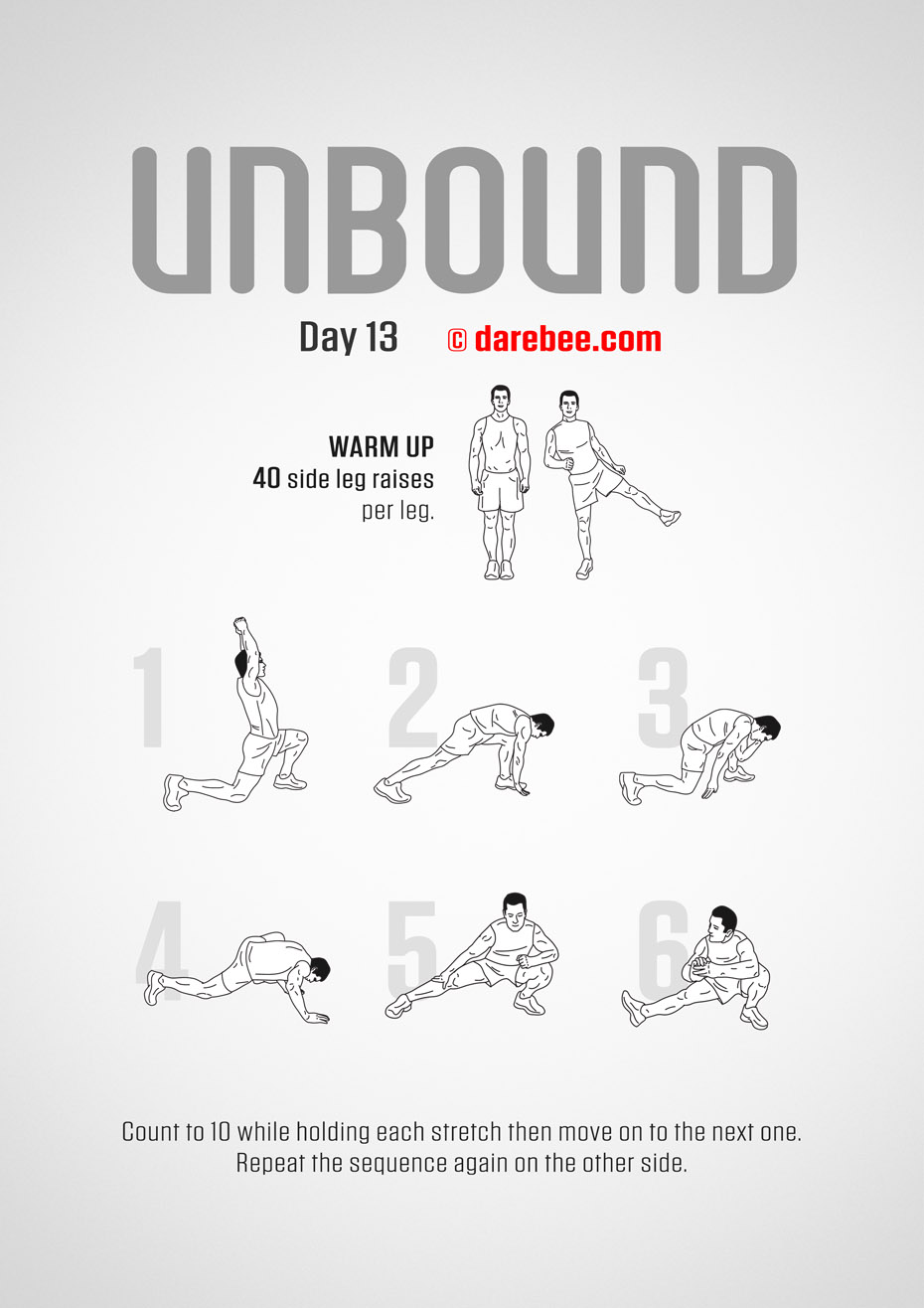 Unbound - 30 Day Stretching Program by DAREBEE