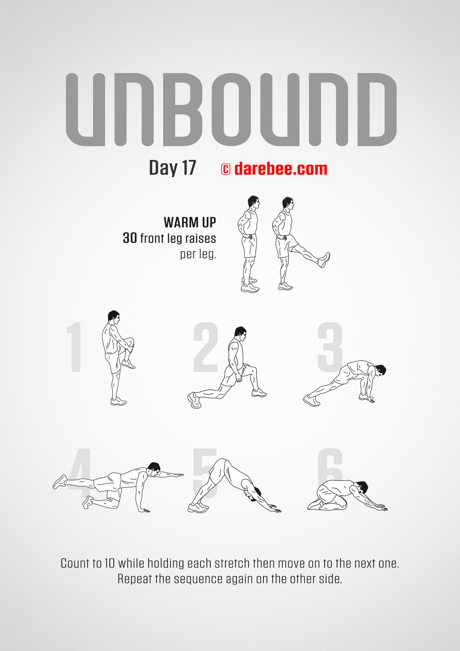 Unbound - 30 Day Stretching Program by DAREBEE