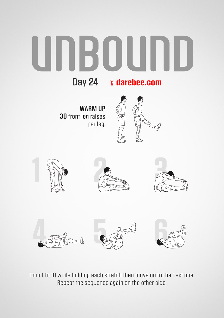 Unbound - 30 Day Stretching Program by DAREBEE