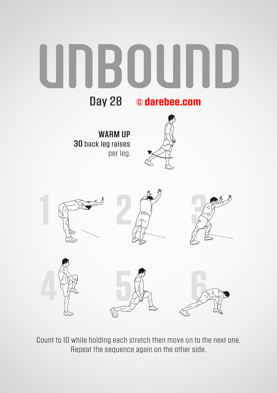 Unbound - 30 Day Stretching Program by DAREBEE