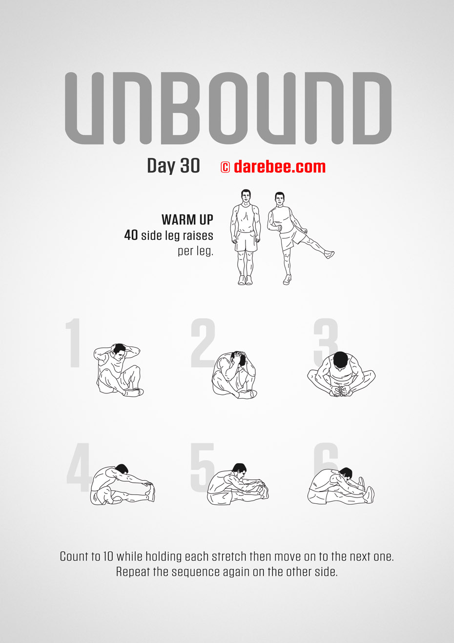 Unbound - 30 Day Stretching Program by DAREBEE