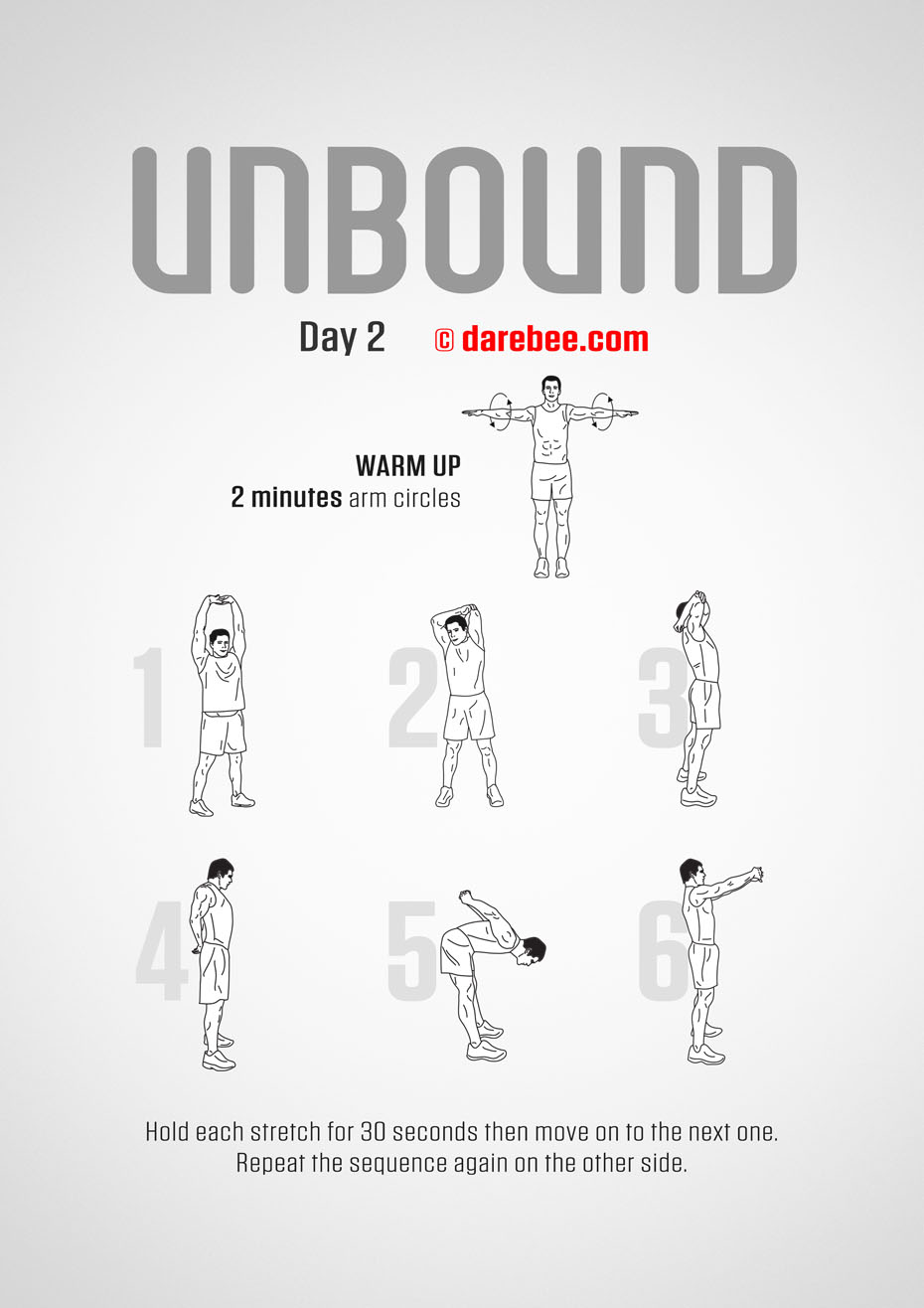 Unbound - 30 Day Stretching Program by DAREBEE