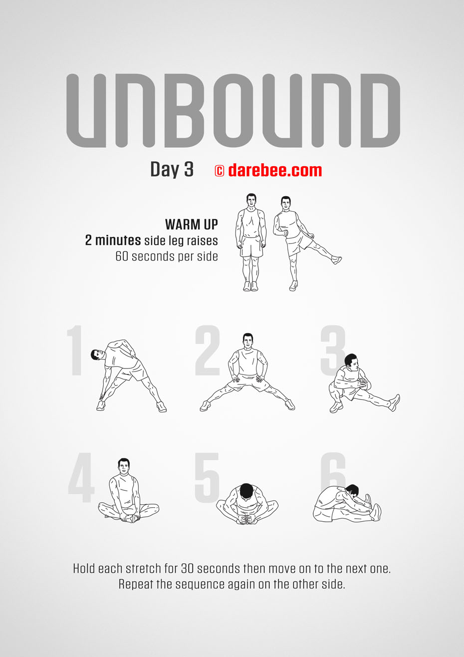 Unbound - 30 Day Stretching Program by DAREBEE