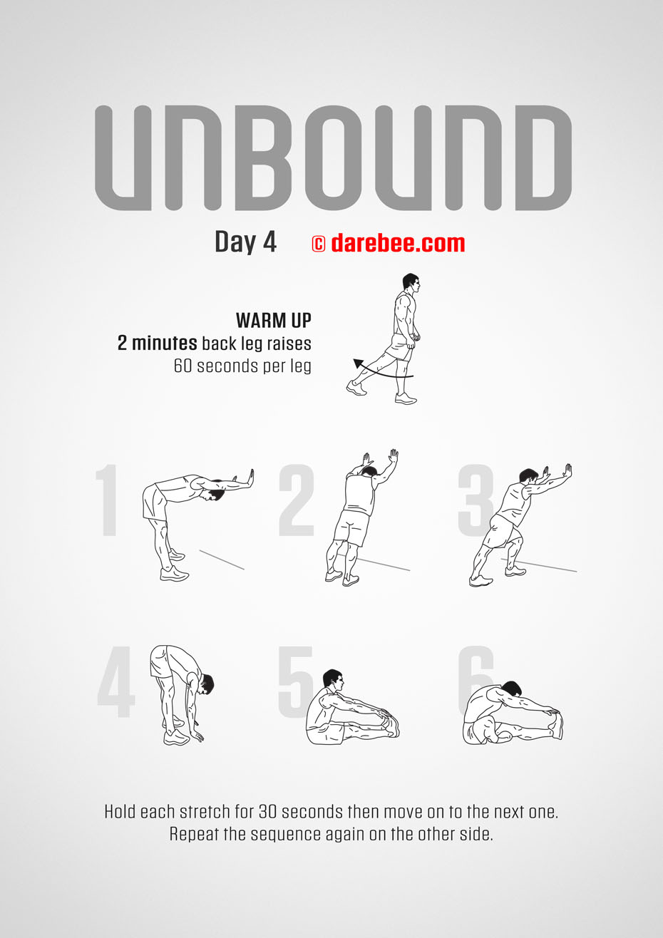 Unbound - 30 Day Stretching Program by DAREBEE