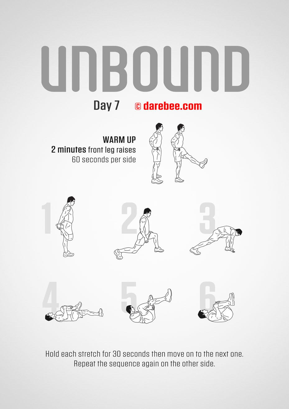 Unbound - 30 Day Stretching Program by DAREBEE