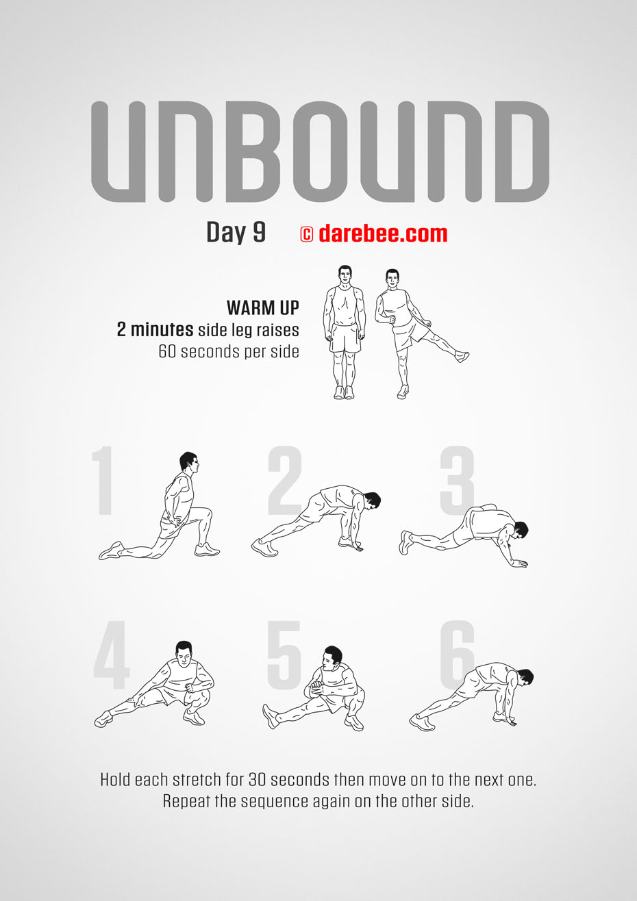 Unbound - 30 Day Stretching Program by DAREBEE