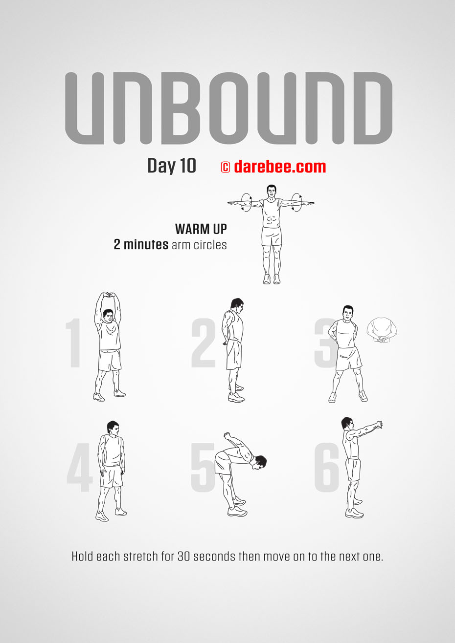 Unbound - 30 Day Stretching Program by DAREBEE