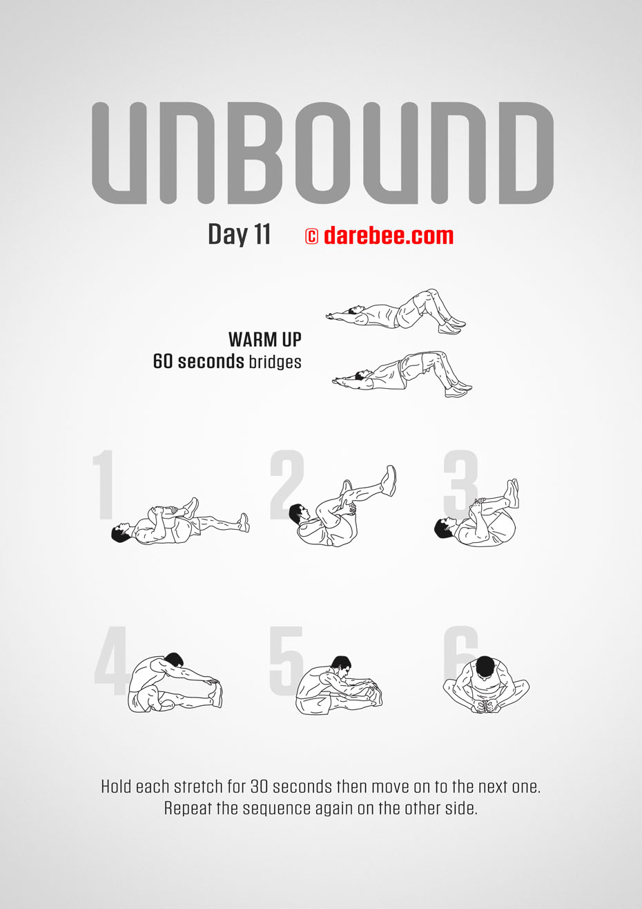 Unbound - 30 Day Stretching Program by DAREBEE