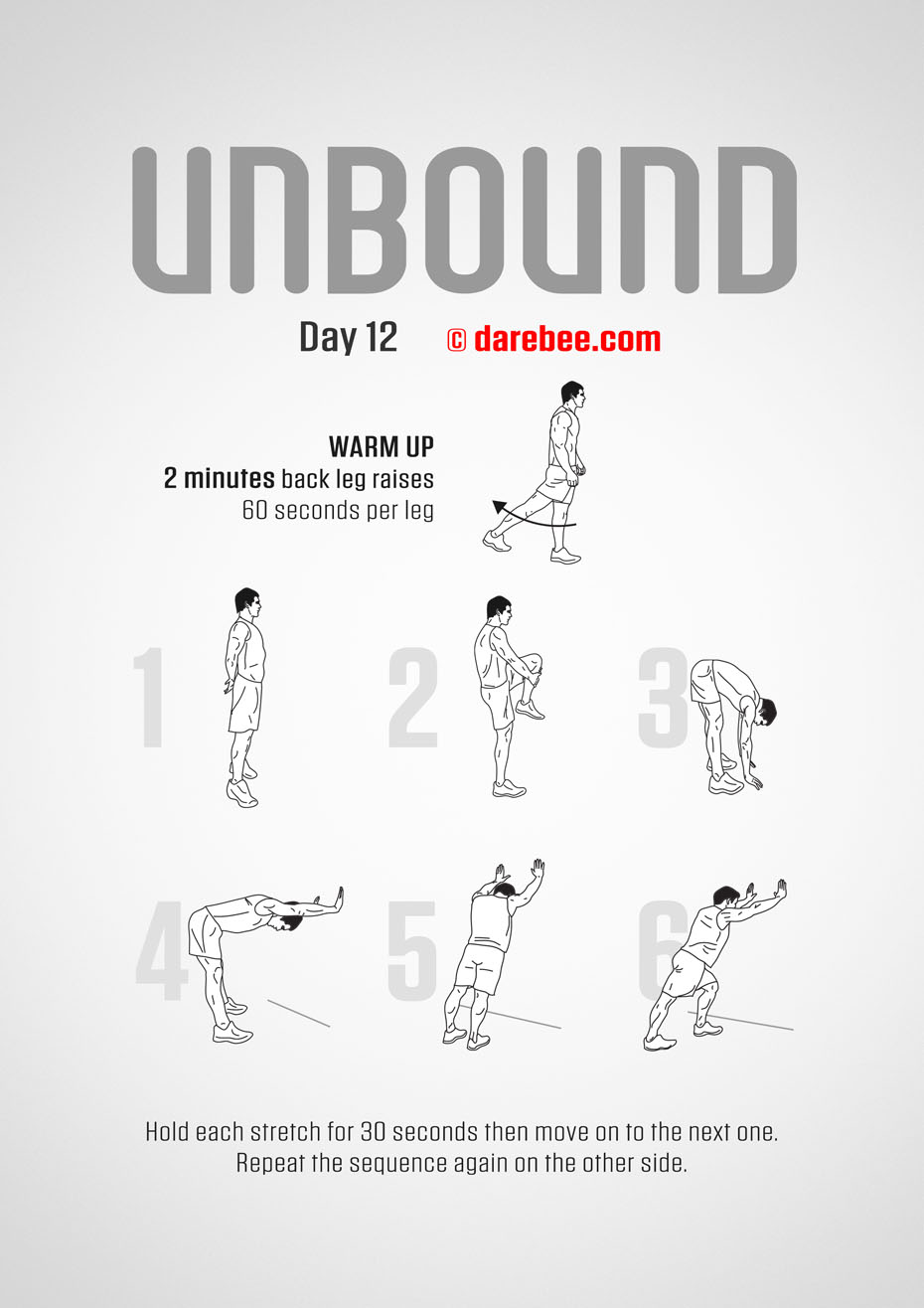 Unbound - 30 Day Stretching Program by DAREBEE