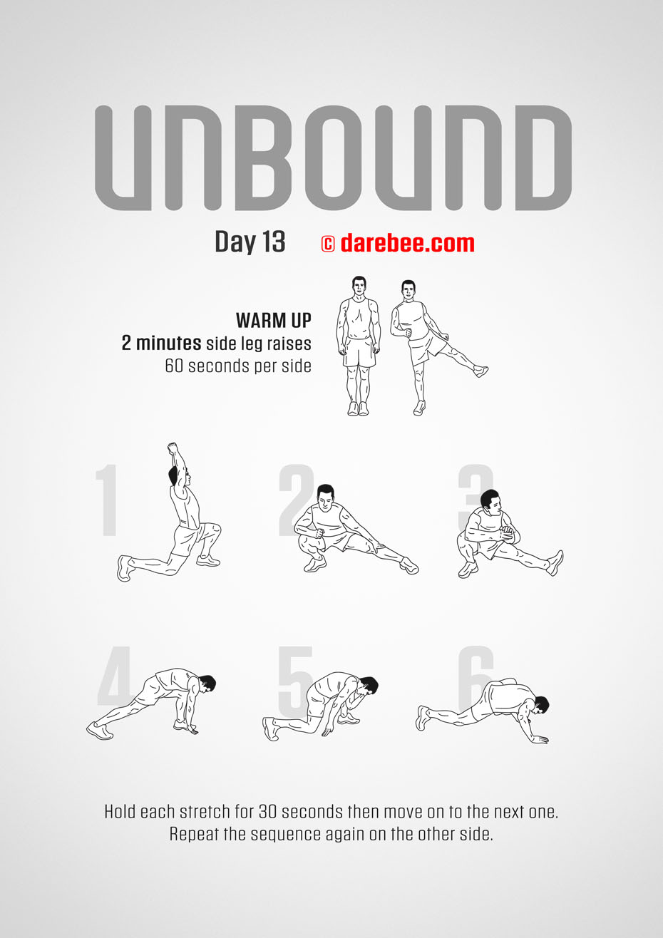 Unbound - 30 Day Stretching Program by DAREBEE