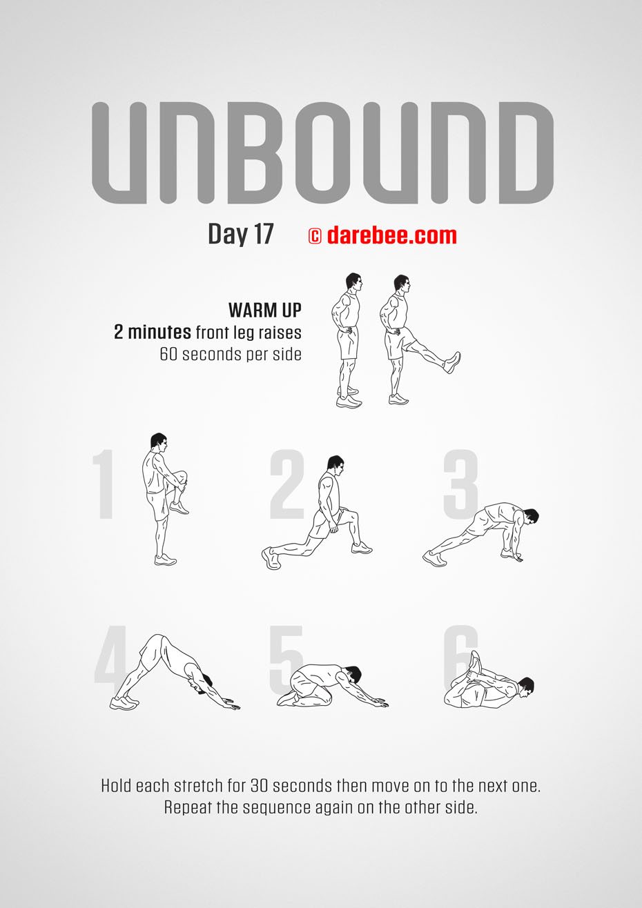 Unbound - 30 Day Stretching Program by DAREBEE