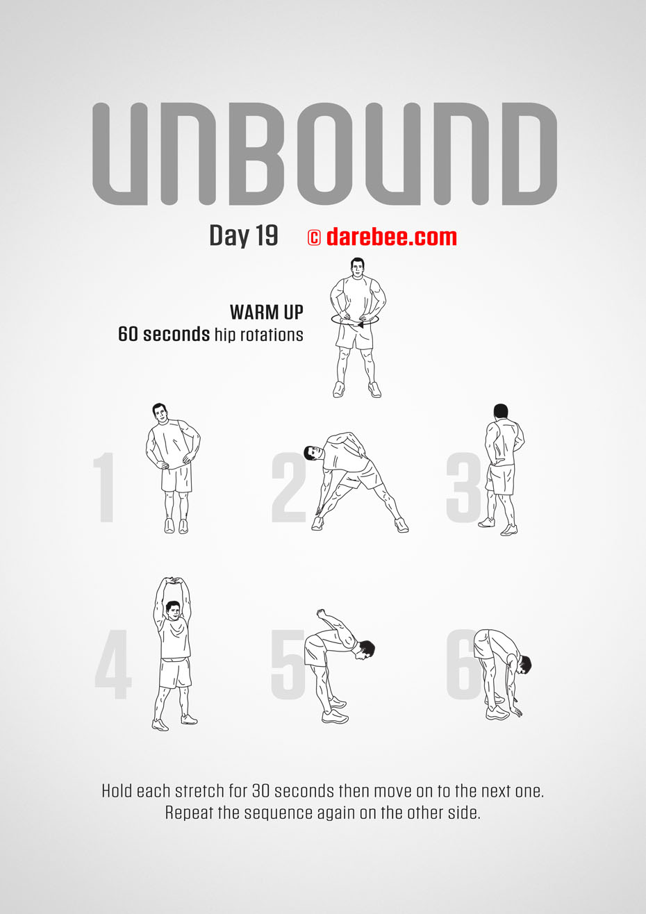 Unbound - 30 Day Stretching Program by DAREBEE