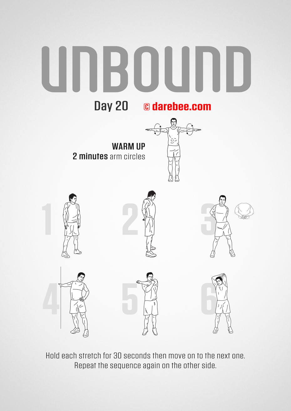 Unbound - 30 Day Stretching Program by DAREBEE