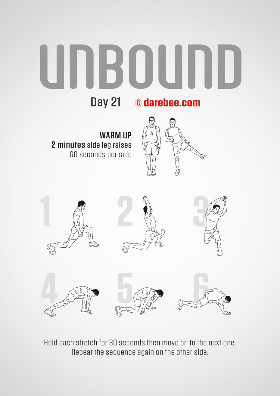 Unbound - 30 Day Stretching Program by DAREBEE