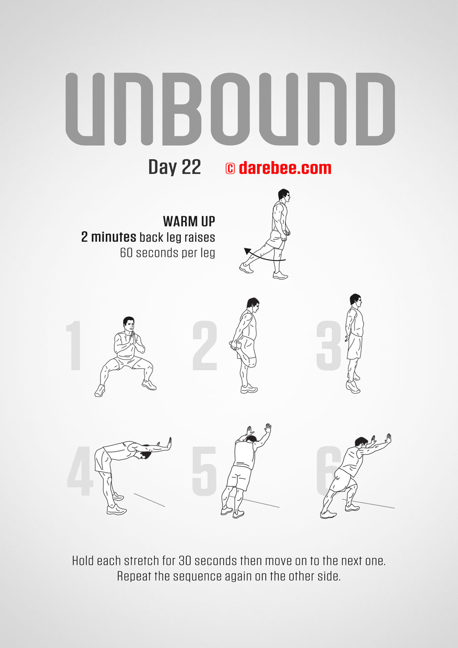 Unbound - 30 Day Stretching Program by DAREBEE