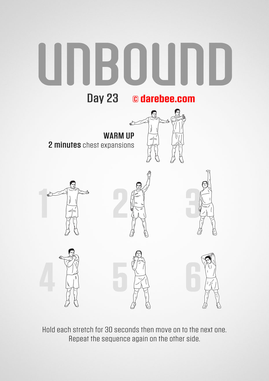 Unbound - 30 Day Stretching Program by DAREBEE