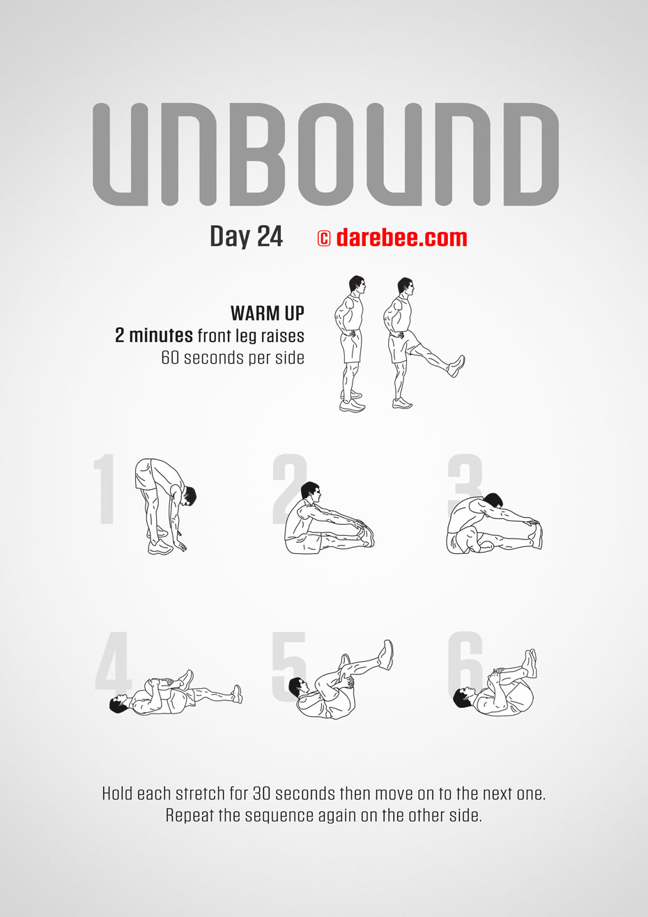 Unbound - 30 Day Stretching Program by DAREBEE