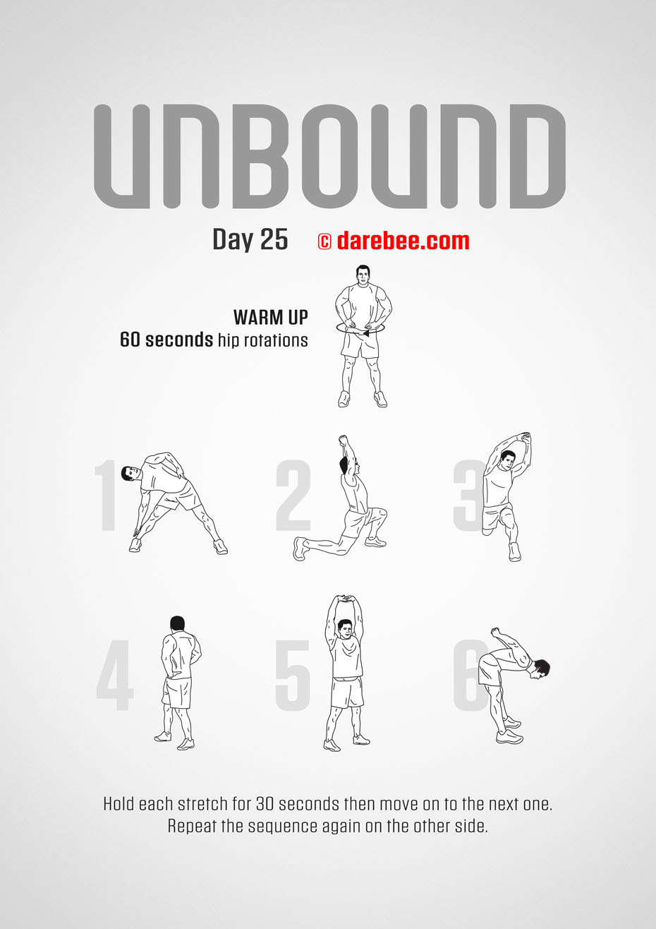 Unbound - 30 Day Stretching Program by DAREBEE