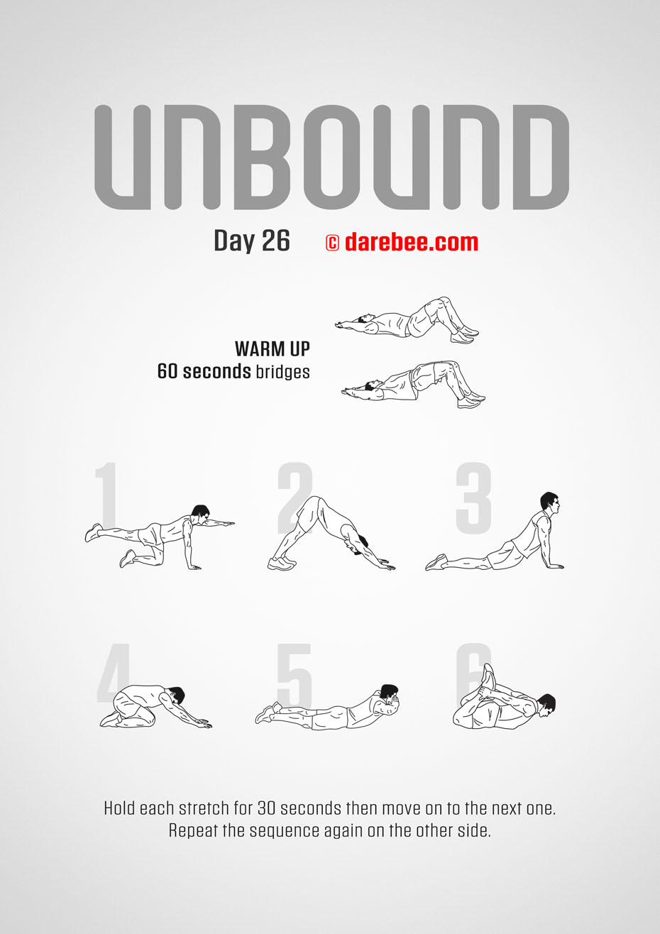 Unbound - 30 Day Stretching Program by DAREBEE