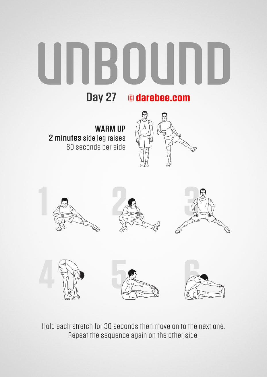 Unbound - 30 Day Stretching Program by DAREBEE