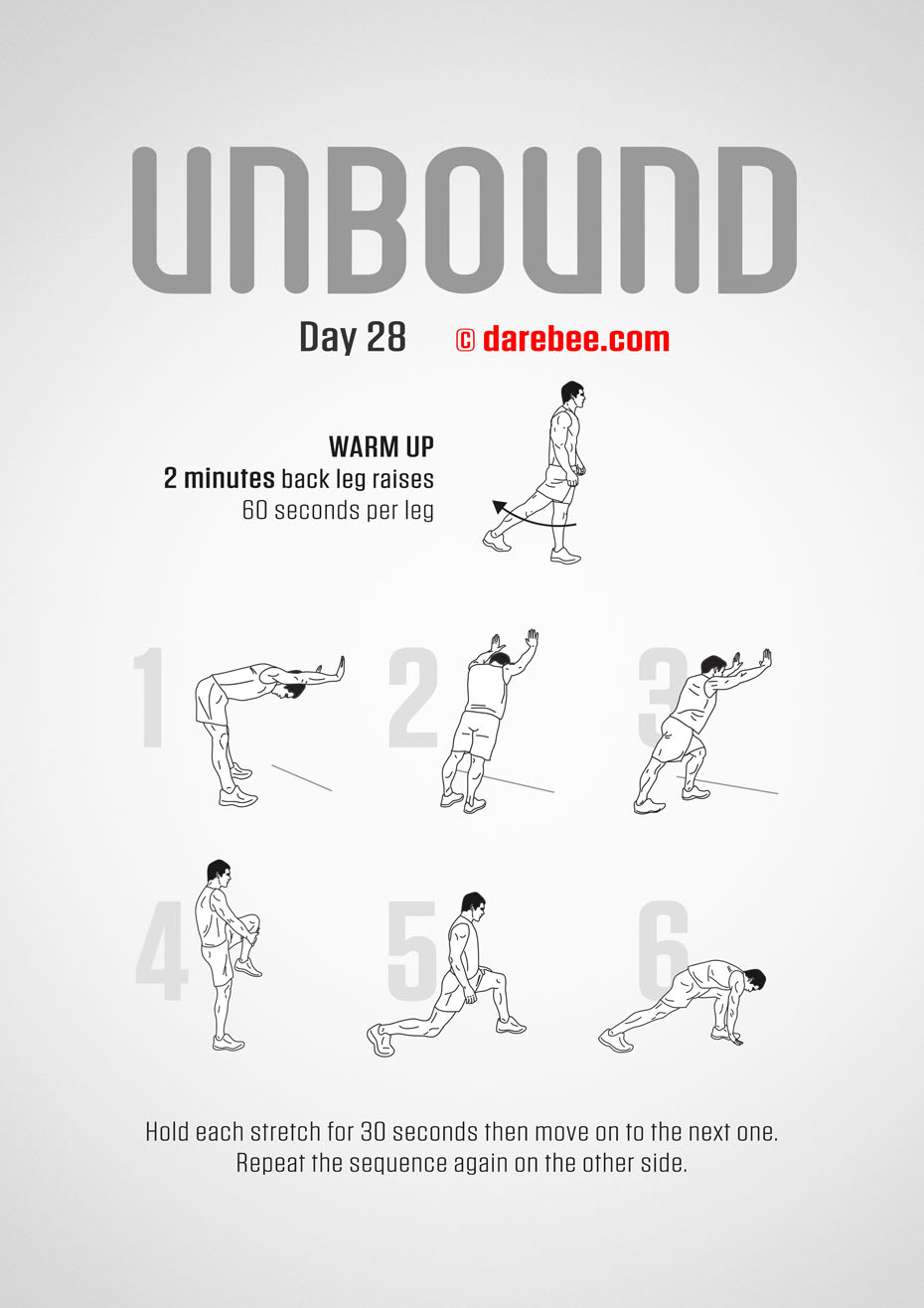 Unbound - 30 Day Stretching Program by DAREBEE