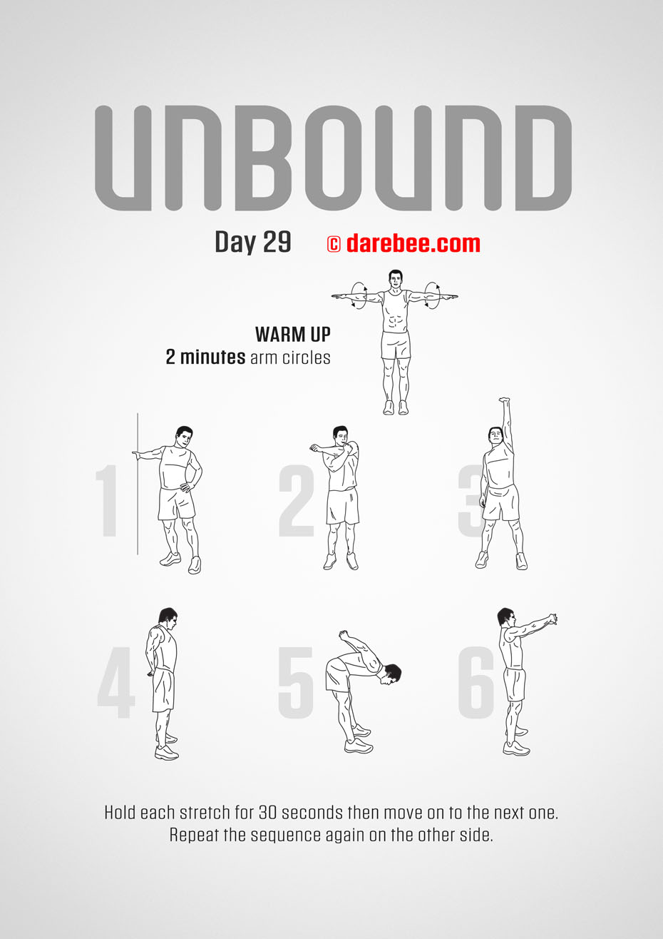 Unbound - 30 Day Stretching Program by DAREBEE