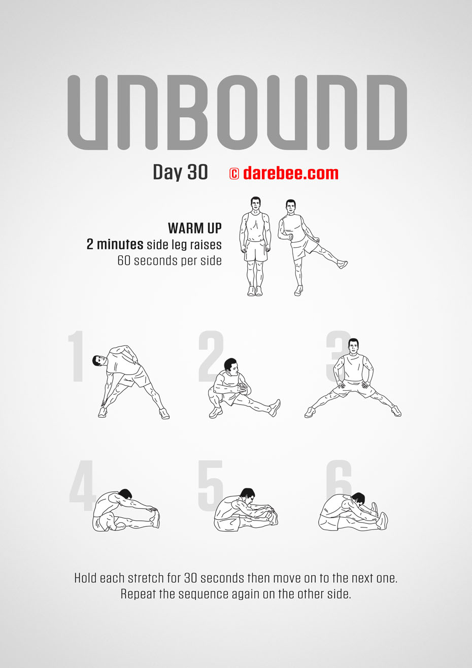 Unbound - 30 Day Stretching Program by DAREBEE