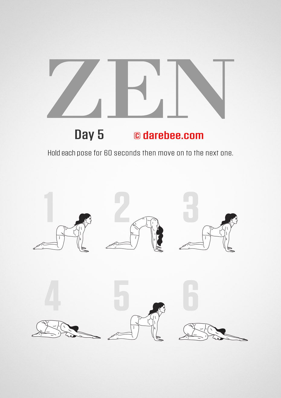 ZEN - 30 Day Yoga And Meditation Program by DAREBEE