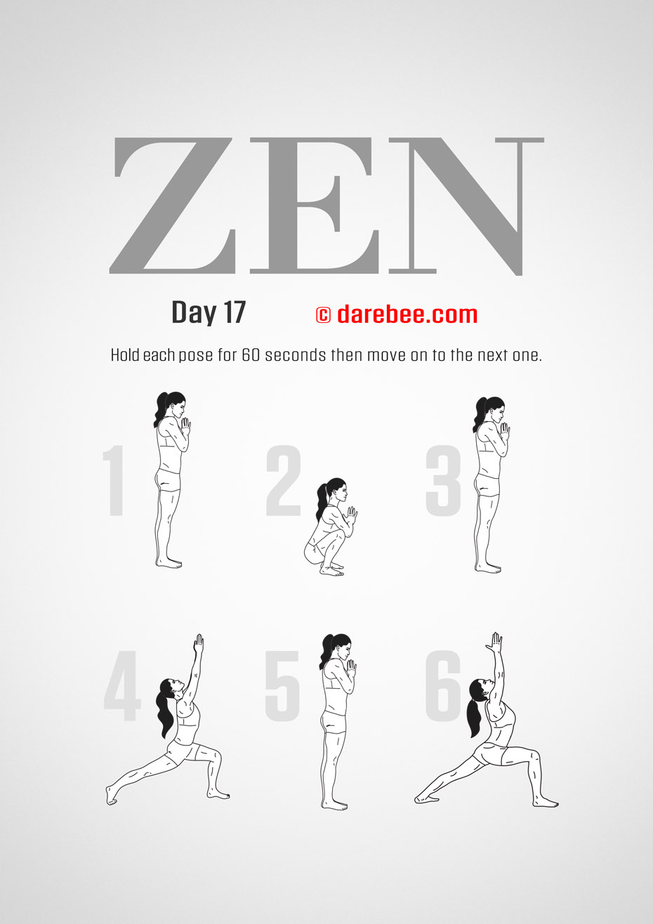 ZEN - 30 Day Yoga And Meditation Program by DAREBEE