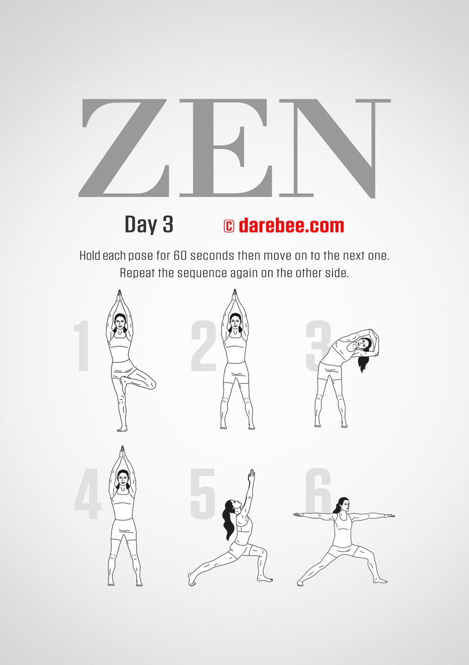 ZEN - 30 Day Yoga And Meditation Program by DAREBEE