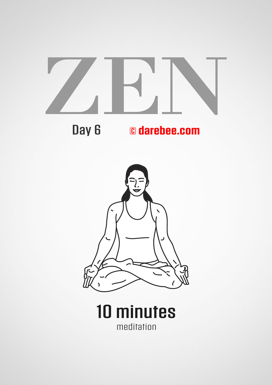 ZEN - 30 Day Yoga And Meditation Program by DAREBEE