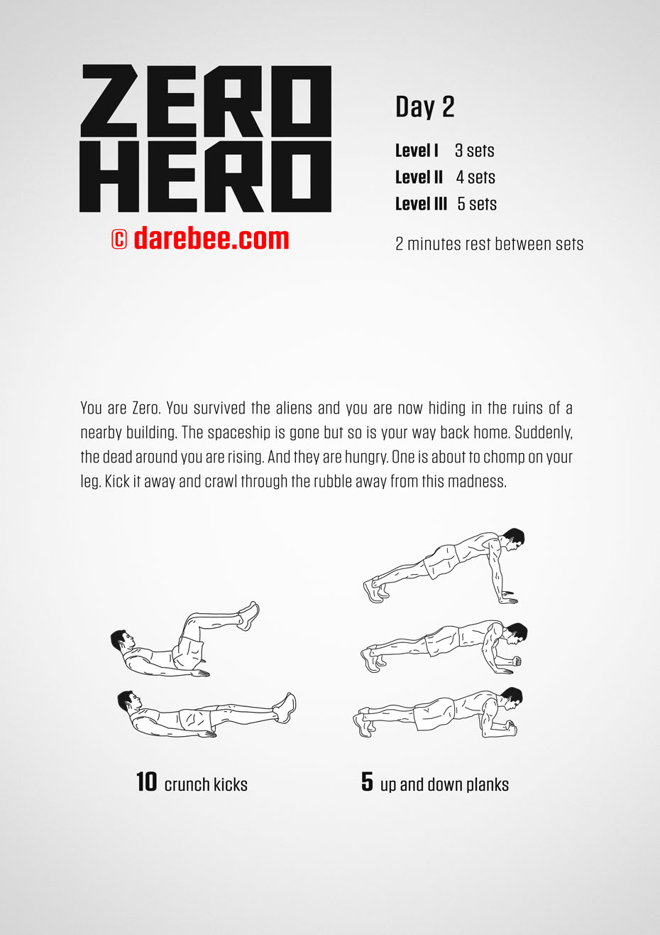 Zero Hero - 30 Day Low Impact Bodyweight Program