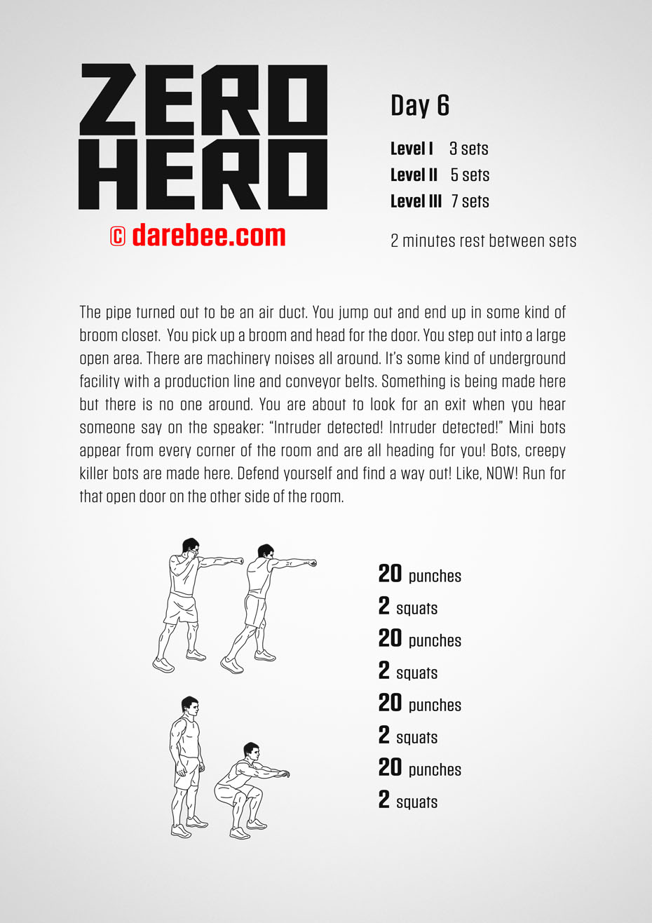 Zero Hero - 30 Day Low Impact Bodyweight Program