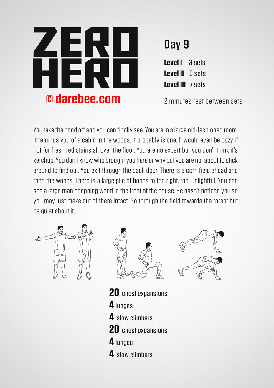 Zero Hero - 30 Day Low Impact Bodyweight Program