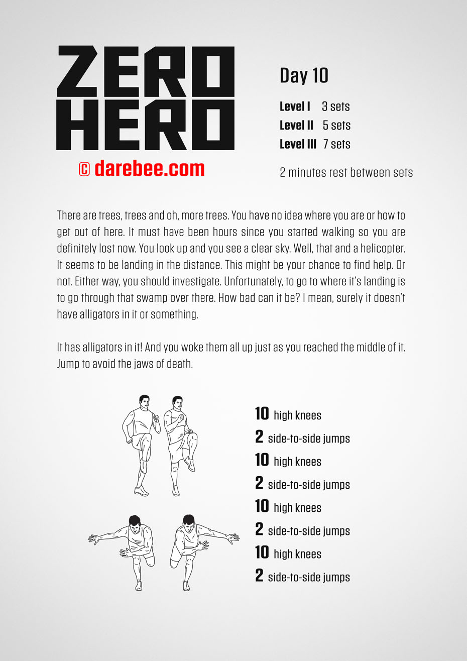 Zero Hero - 30 Day Low Impact Bodyweight Program