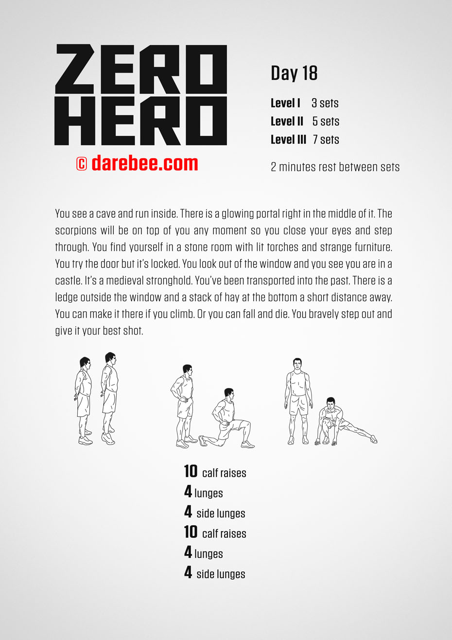 Zero Hero - 30 Day Low Impact Bodyweight Program