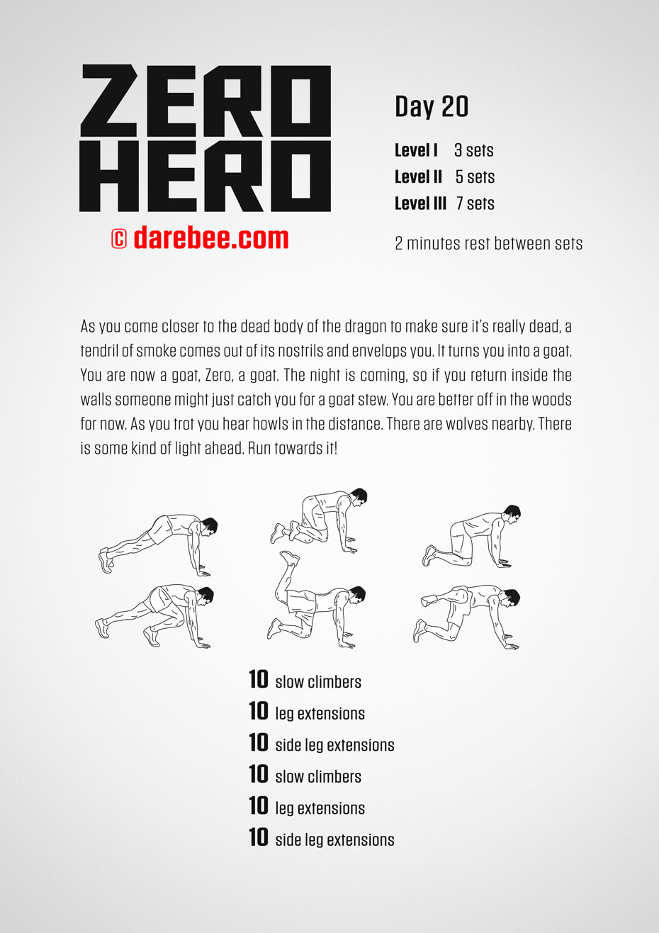 Zero Hero - 30 Day Low Impact Bodyweight Program