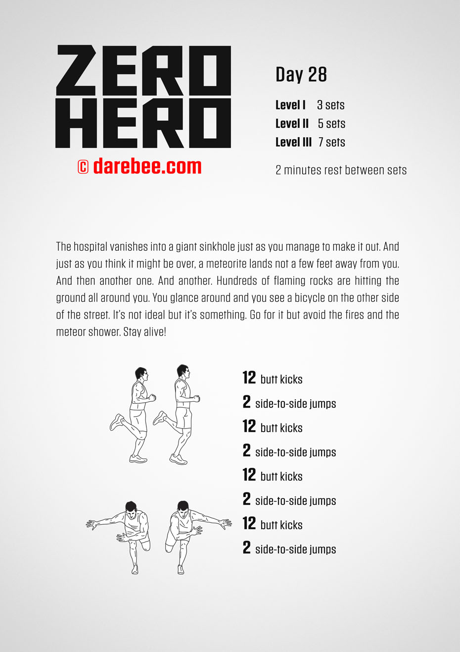 Zero Hero - 30 Day Low Impact Bodyweight Program