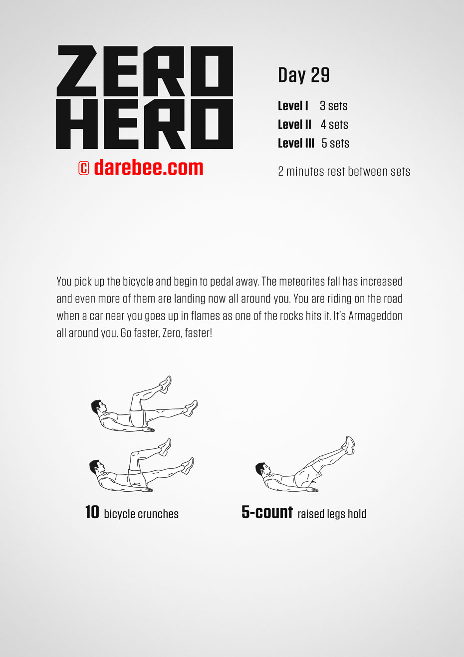 Zero Hero - 30 Day Low Impact Bodyweight Program