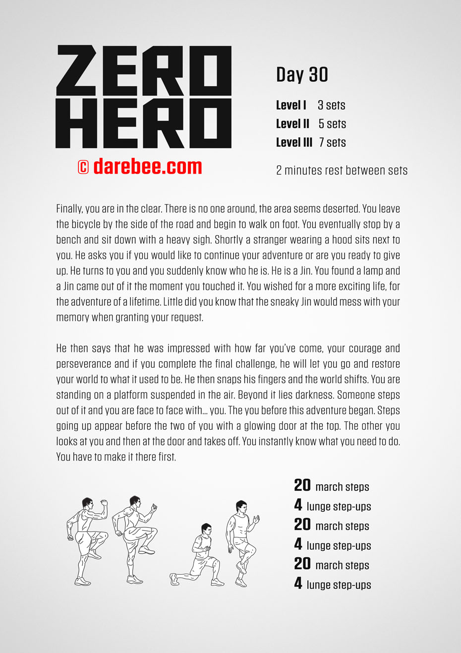 Zero Hero - 30 Day Low Impact Bodyweight Program